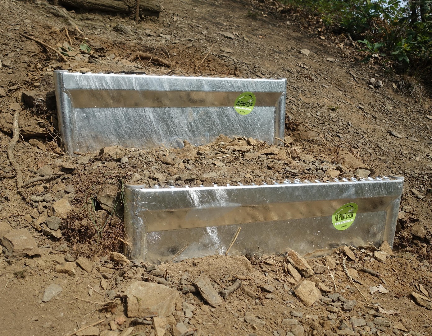 Rheinsteig - neue Stufen mit Alpineisen