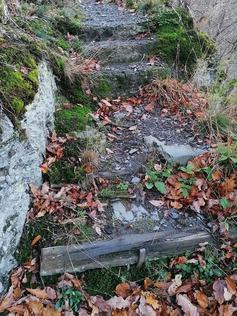 Wilhelmsblick vor der Sanierung durch Alpineisen