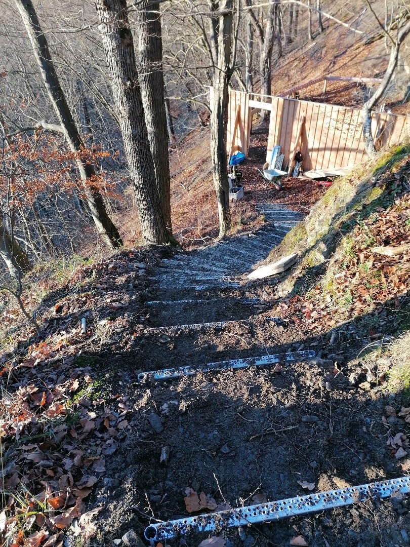 Alpineisen-Baustelle am Wilhelmsblick