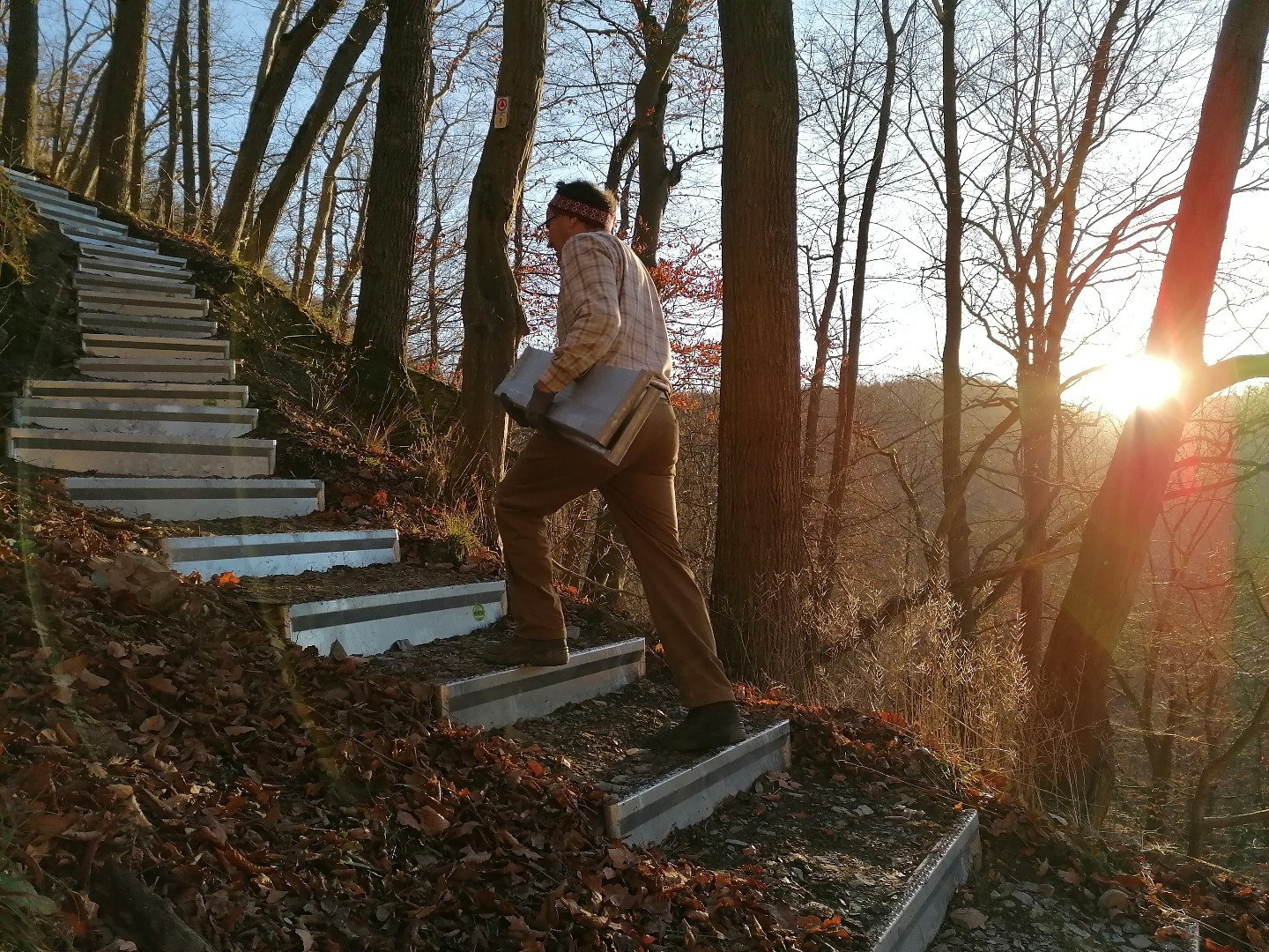 Wegsanierung mit Alpineisen