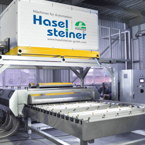 Architectural glass washing machine