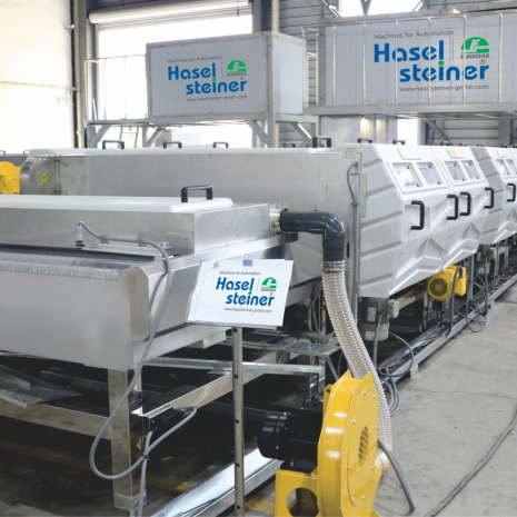 horizontal glass washing