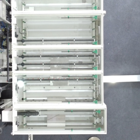 Patterned glass acid etching machine