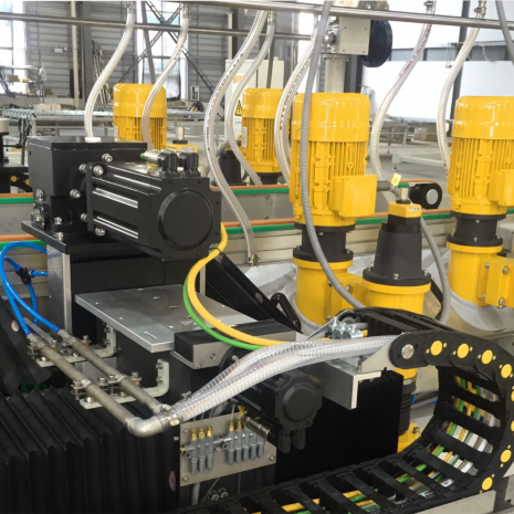 horizontal glass grinding