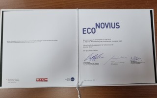 Nominierungsurkunde Econovius