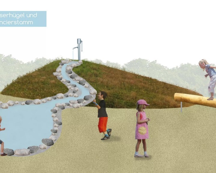 Wasserhügel Landesklinikum Hort Spielplatz Amstetten