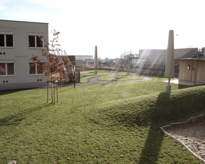 Neuanlage Landesklinikum Hort Spielplatz Amstetten