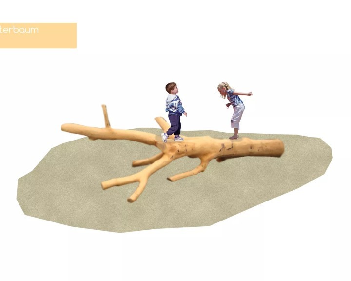 Kletterbaum Landesklinikum Hort Spielplatz Amstetten