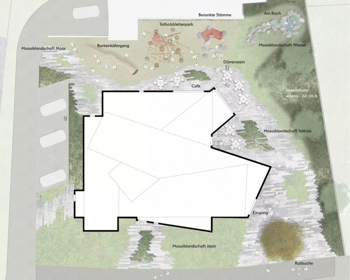 Lageplan Haus der Wildnis Lunz am See