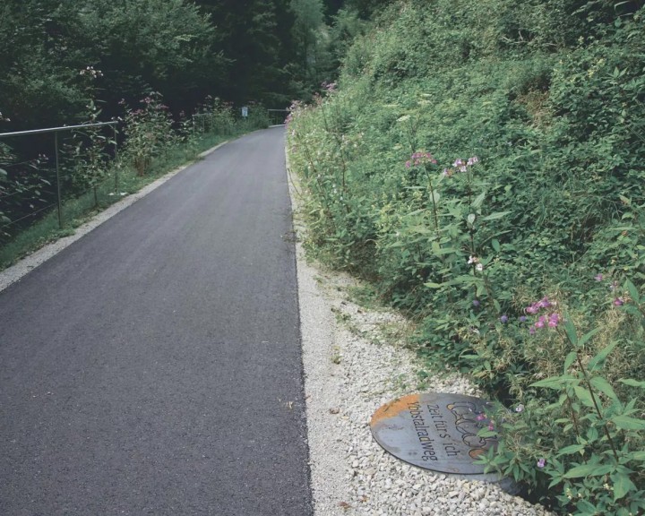 Asphalt Ybbstalradweg Radweg