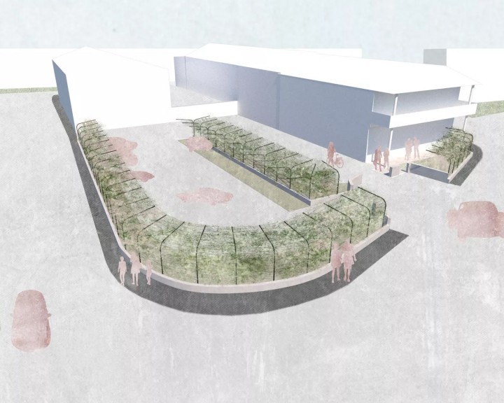 Visualisierung Freiraum Beschattung IKW Amstetten