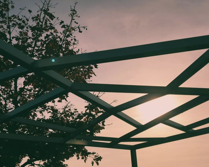 Pavillon Sitzplatz Garten V privat