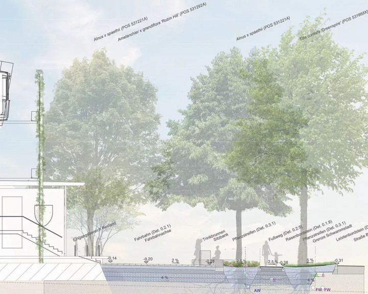 Profil Vorplatz BH Neunkirchen