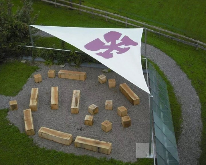 Beschattung Sonnenschutz Freiraummöblierung Treffplatz Wurbauerkogel Nationalpark Kalkalpen - Rosenau / Hengstpass, Windischgarsten