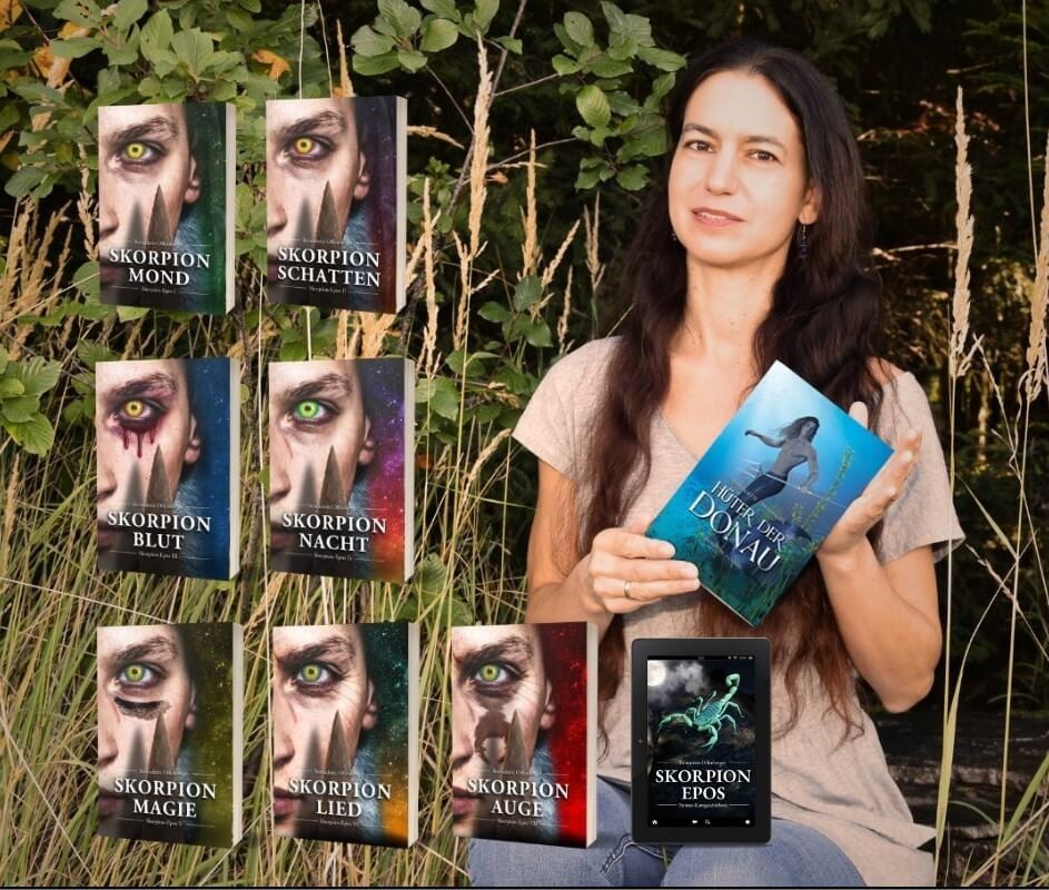 Fantasy-Autorin und Bücher