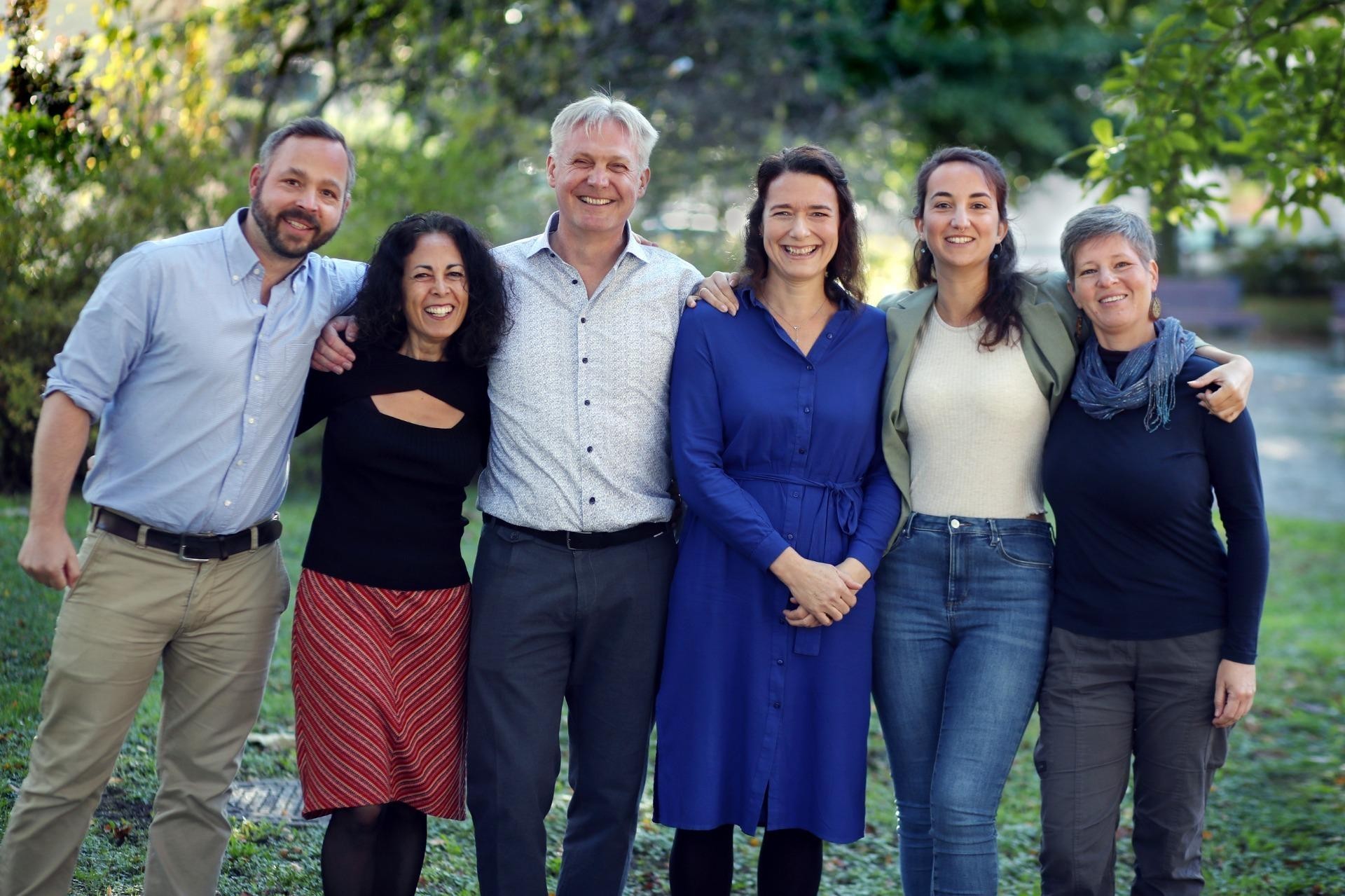 Das Team von Ambient Consult: Lukas Vyplel, Leiticia Graf, Alois Graf, Michaela Schmid, Barbara Heiß, Noémi Kosztolányi
