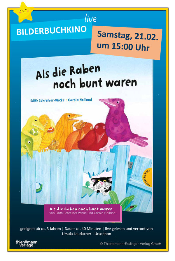 Bilderbuchkino Raben Plakat