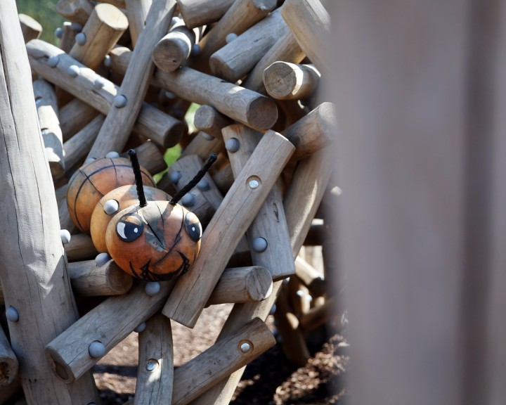 Haus der Wildnis Spielelement Weltkulturerbezentrum Lunz am See Kletterelement Ameise