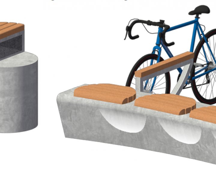 Freiraummöblierung Erlaufufer Scheibbs