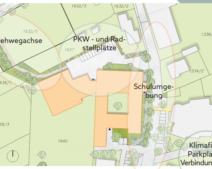 Nutzungszonen Umsetzungsphasen Schulumfeld Euratsfeld