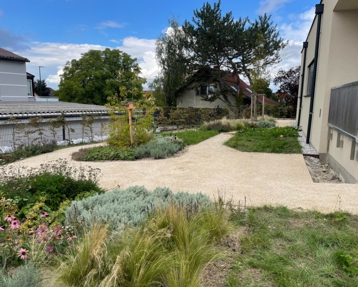 sickerfähige Beläge Wegeführung wassergebundene Decke Tageszentrum Ernsthofen