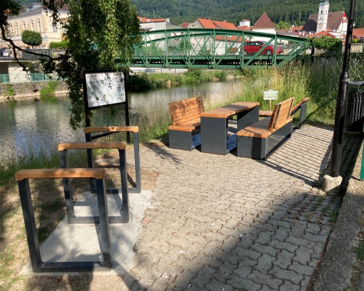 Rastplatz Erlauftalradweg Ötscher Donau