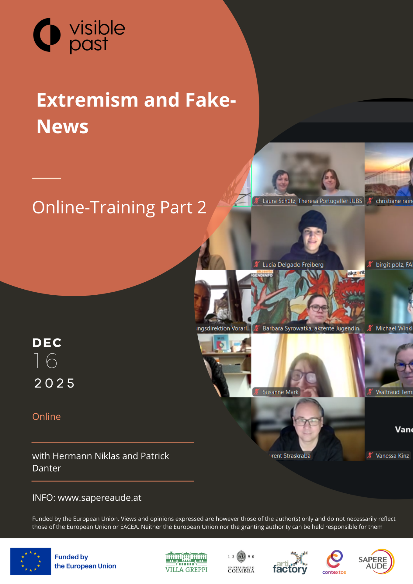 Poster Teacher Training Part 2 Sapere Aude