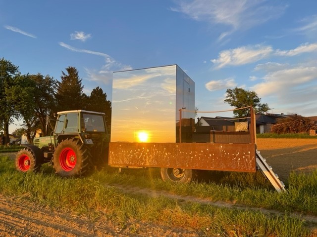 Traktor Anhänger Sauna