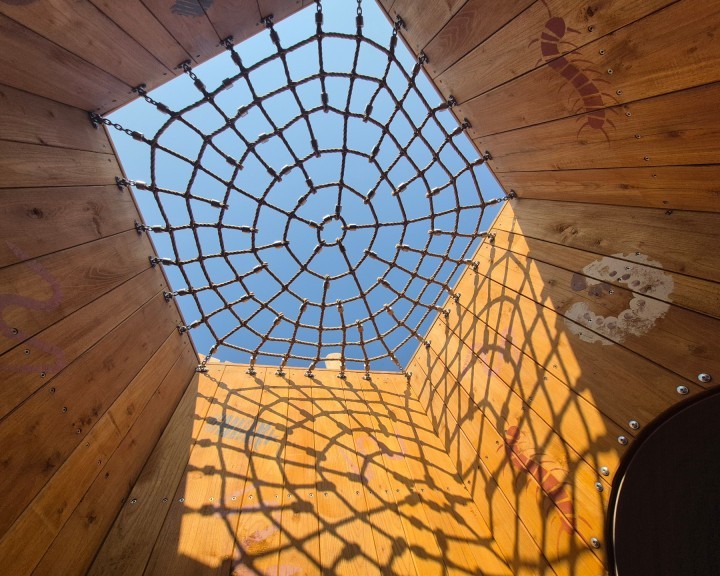 Kletternetz Bodenlebewesen Schaugarten Starkl Aschbach