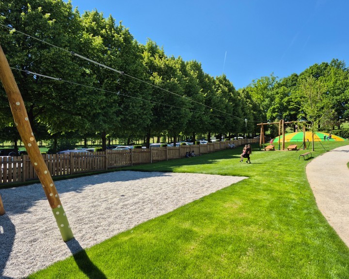 Seilrutsch Spielplatz Starkl Aschbach
