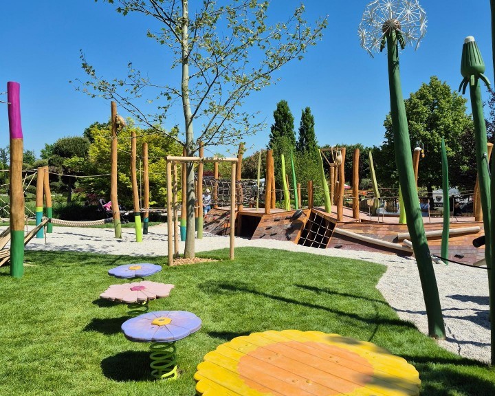 Wippblumen Balance Starkl Spielplatz Aschbach