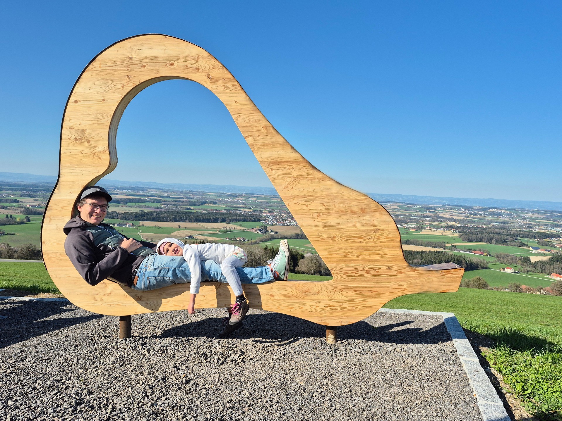 HerzBirne Fotopunkt Herz des Mostviertels Rundwanderweg