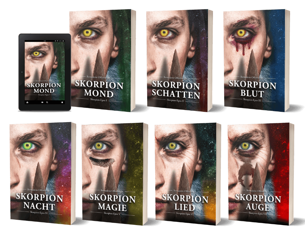 Alle Bände des Skorpion-Epos: Fantasy für Erwachsene.
