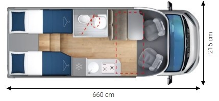 Compact CX66 Umriss Tag