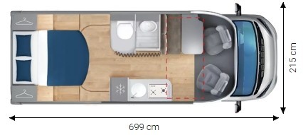 Compact CX69 Umriss Tag