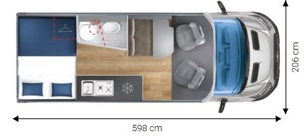 GiottiVan 60FT Umriss Tag